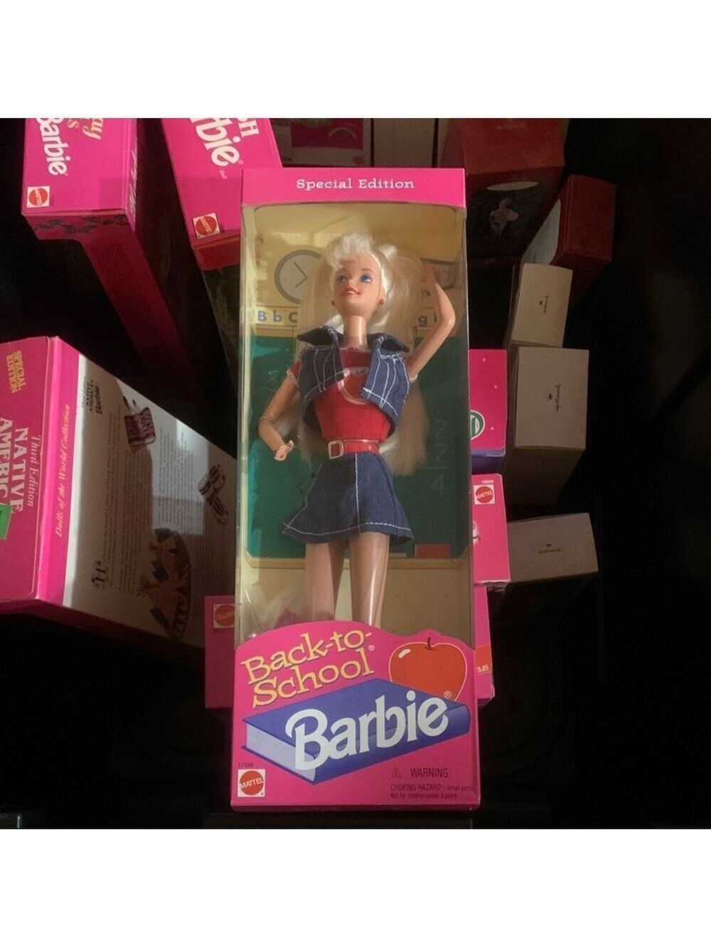 Vintage 1996 Back to School Barbie NIB #17099